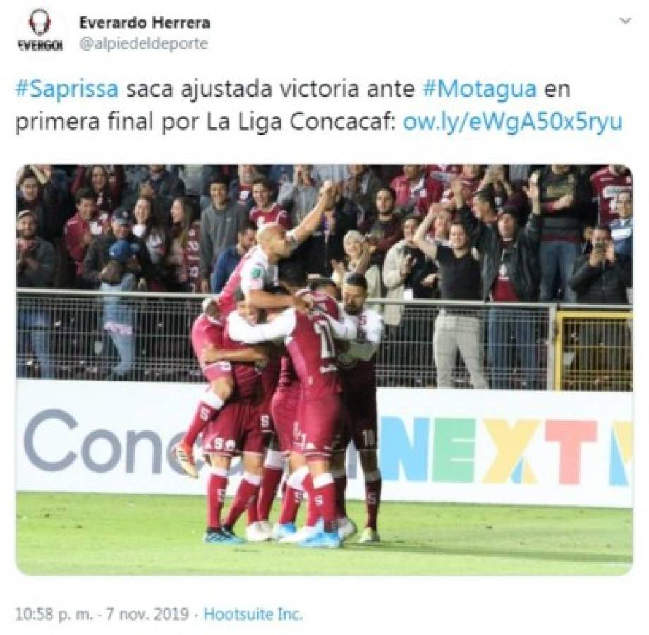 ¡Escépticos! Lo que dicen los medios ticos tras la victoria de Saprissa ante Motagua