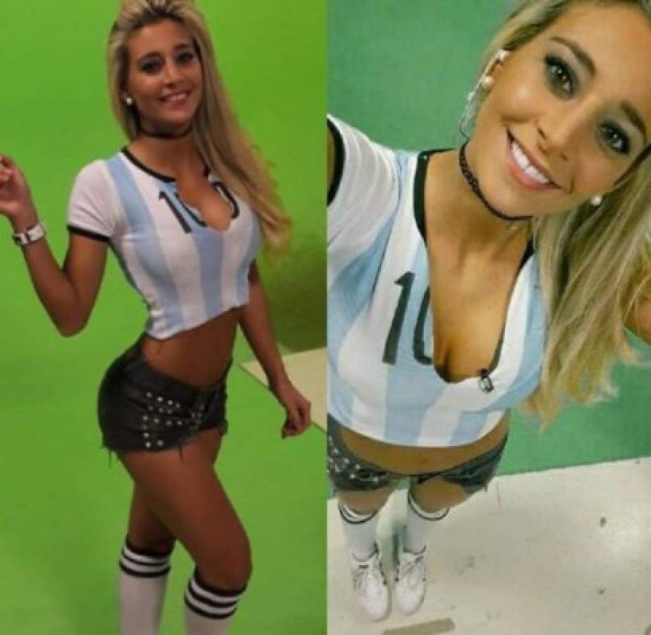 Sol Pérez, la chica del clima amante del fútbol argentino