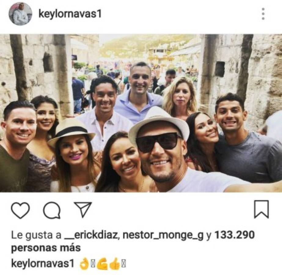 ¡Vaya vacaciones! La espectacular figura de Keylor Navas y Andrea Salas en sus días libres