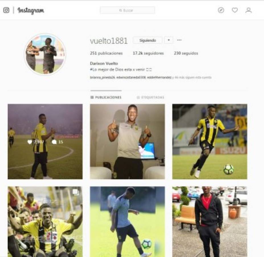 Los jugadores hondureños con más seguidores en Instagram