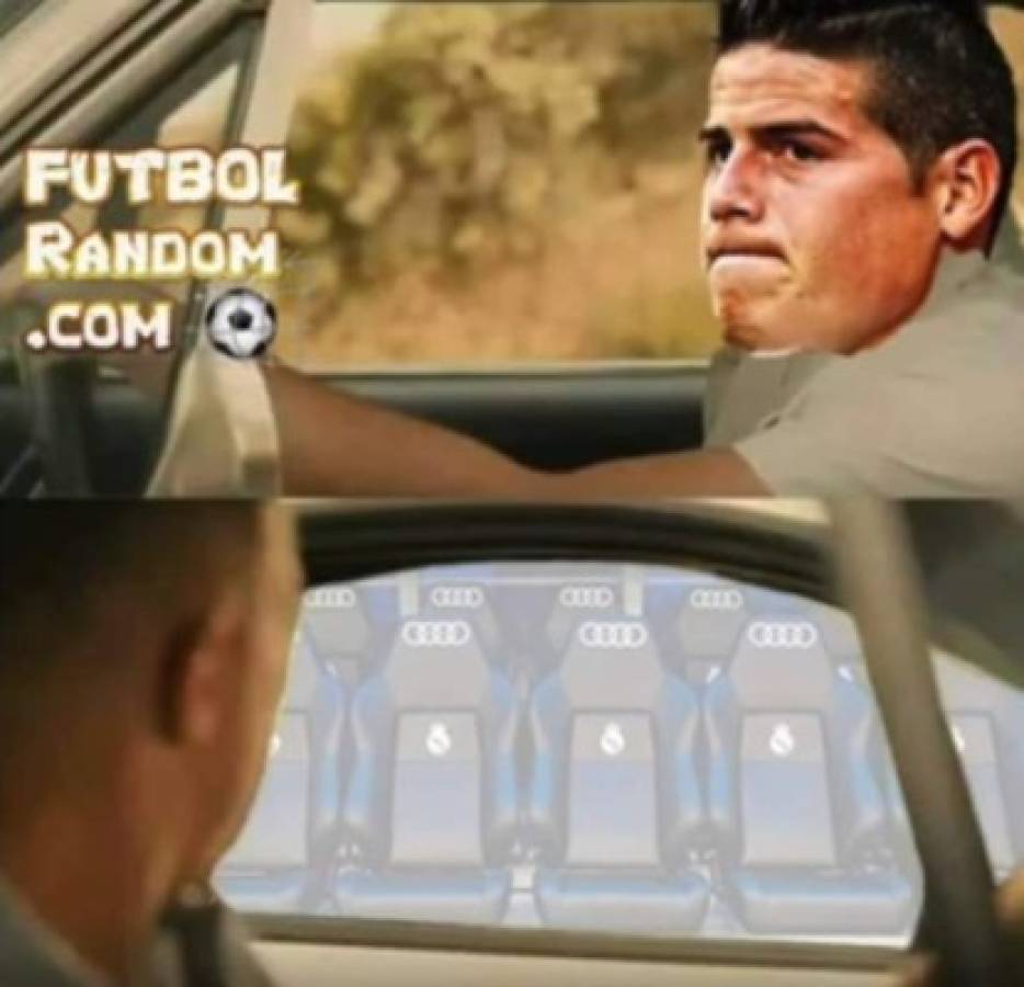 Los memes hacen pedazos al Real Madrid y James Rodríguez tras el amargo empate ante Valladolid
