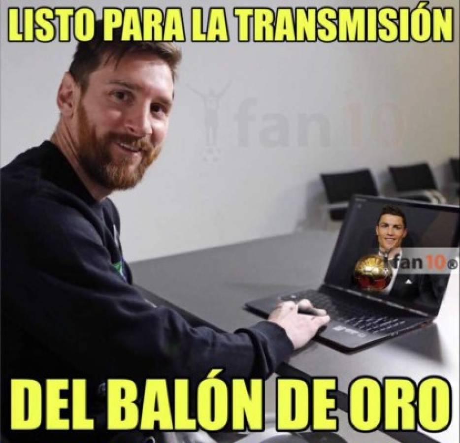 Cristiano recibe su quinto Balón de Oro y los memes atizan contra Messi