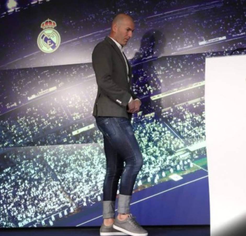 No viste en TV: Sorpresivo detalle de Zidane en su presentación con el Real Madrid