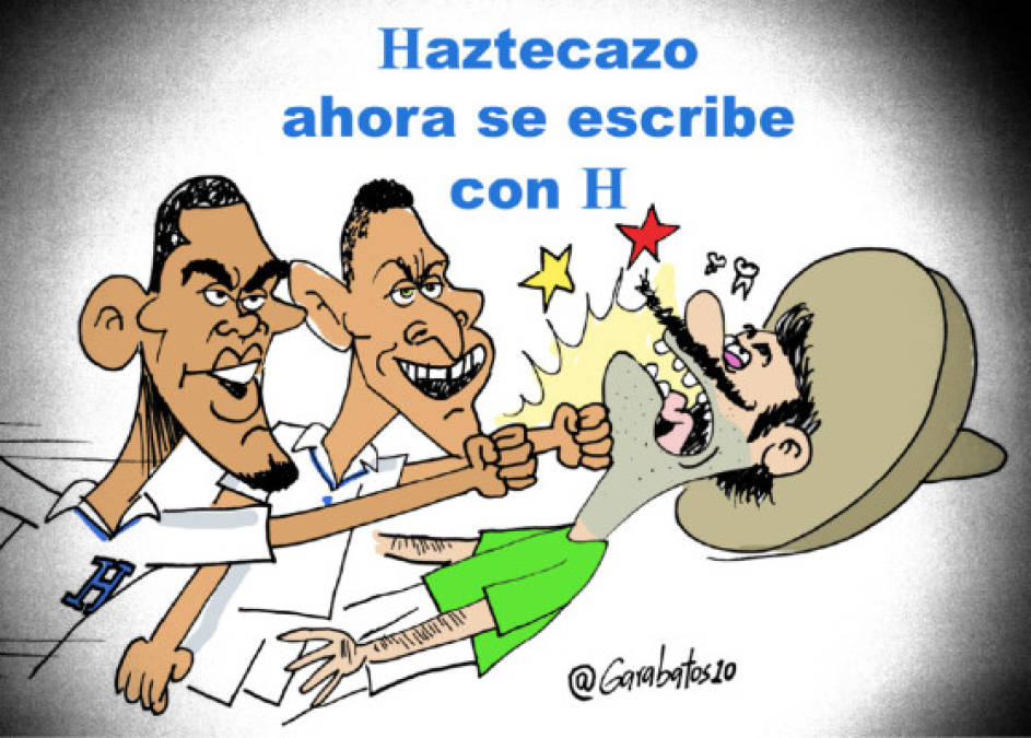 Memes y caricaturas dedicados al Aztecazo de Honduras