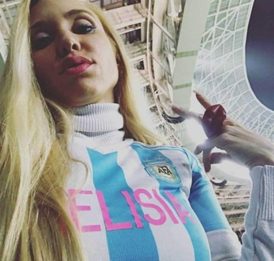 Melisia, la cantante argentina fanática del River Plate