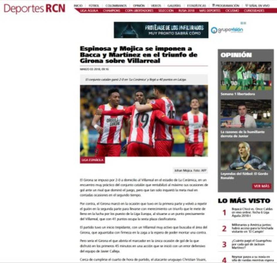 Prensa Española se rinde ante Choco Lozano tras 'maravilla' ante Villarreal