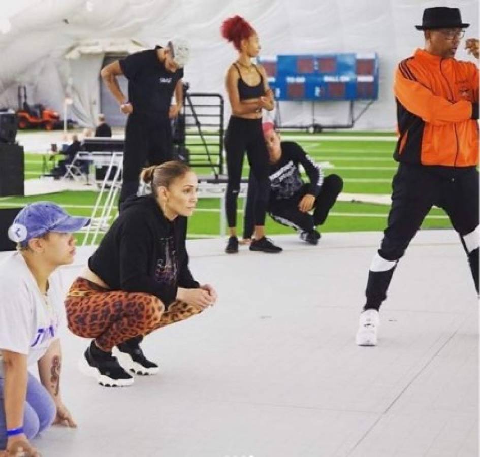 Super Bowl 2020: Las últimas fotografías del ensayo de Jennifer López y Shakira para el show