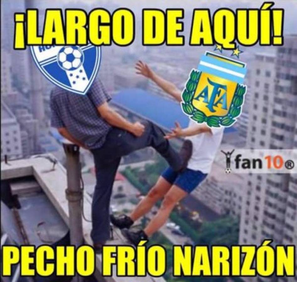 ¡Los imperdibles memes sobre Honduras por eliminación de Argentina!