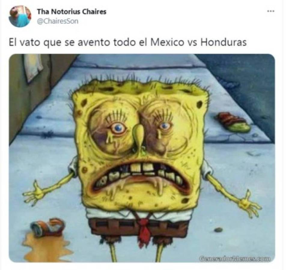 ¡Se durmieron! Las redes explotan con divertidos memes por el empate de Honduras ante México