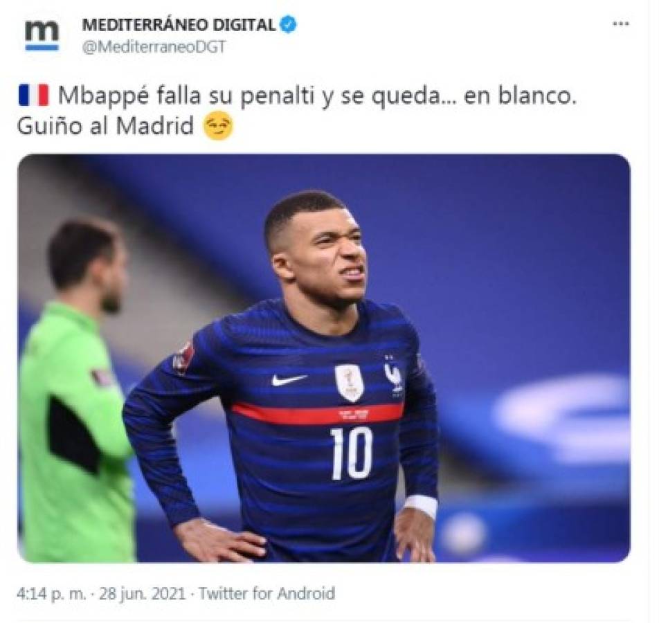 ¡Estallan las redes! Los memes destrozan a Mbappé tras la dolorosa eliminación de Francia en la Eurocopa