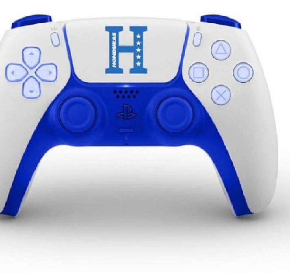 Así se verían los controles de PlayStation 5 con los escudos de los clubes de Honduras y México