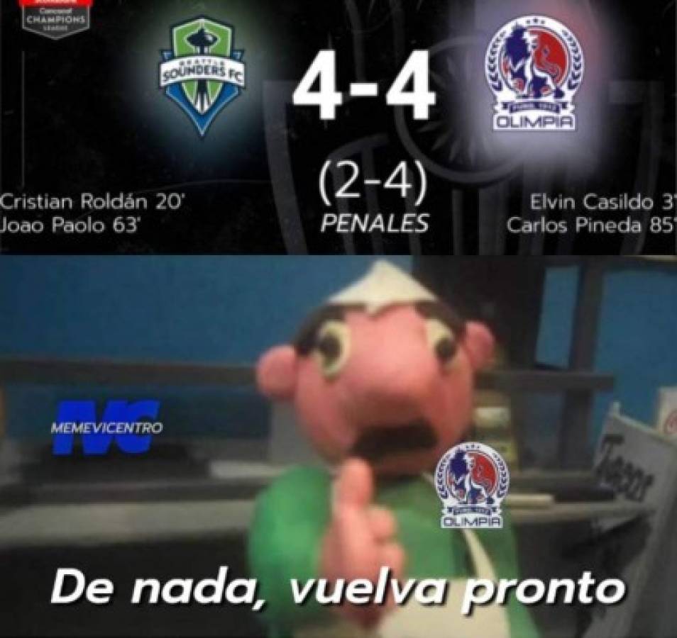 Los otros memes donde humillan a Motagua y exaltan a Olimpia tras eliminar al Seattle