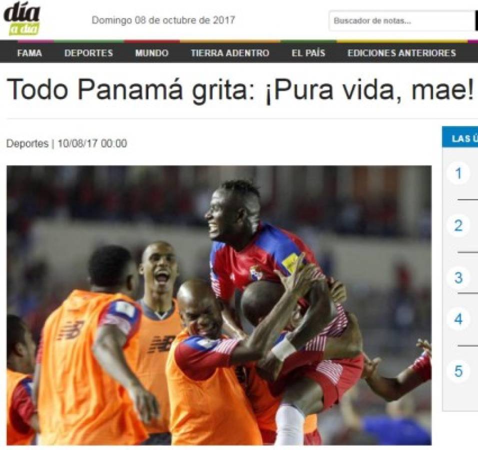 Así amanecieron las portadas tras el polémico empate de Costa Rica contra Honduras