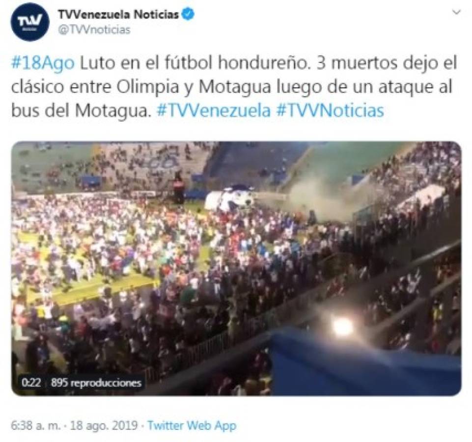 ¡Tragedia en Honduras! Así amanece la prensa mundial por el drama vivido en el Nacional