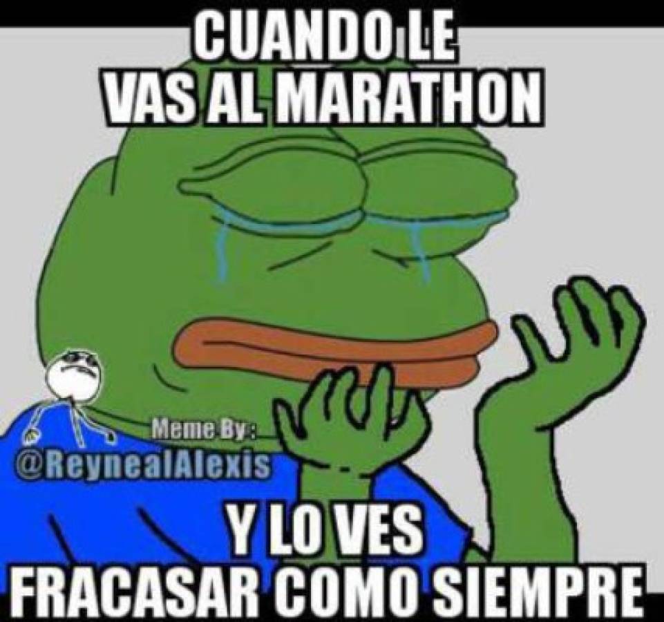 Otra vez: Marathón pierde y lo crucifican en los memes