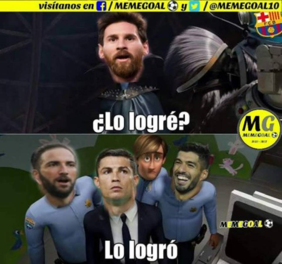 Los terribles memes contra Messi por anotarle por primera vez a Buffon