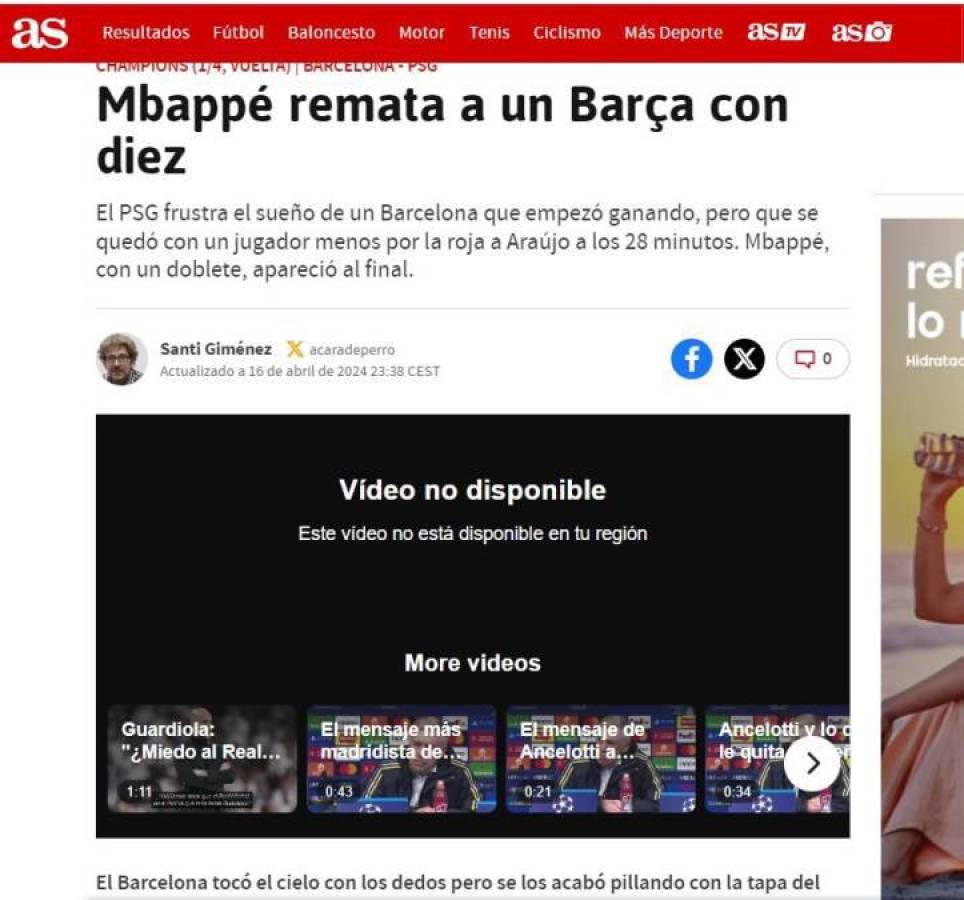 PSG y la Liga de Francia se burlan del Barcelona; el reemplazo de Xavi y crueles críticas tras eliminación de Champions
