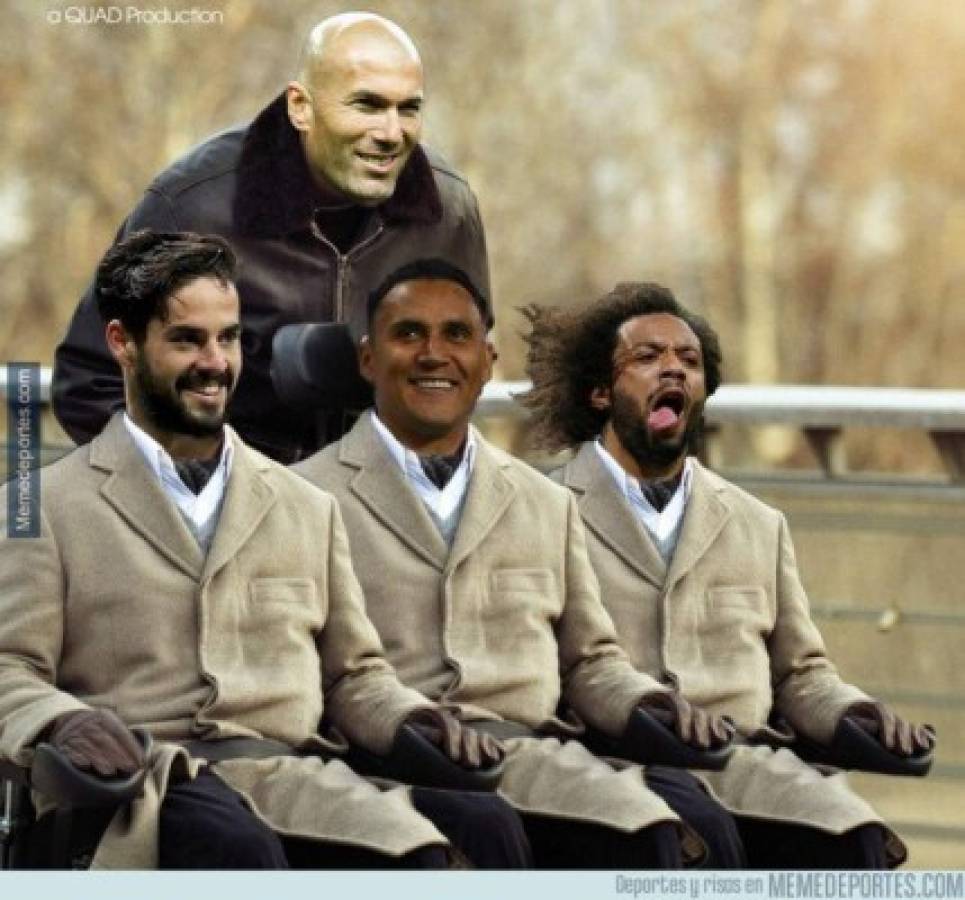 Keylor Navas, Zidane, Courtois y los memes del Real Madrid-Celta
