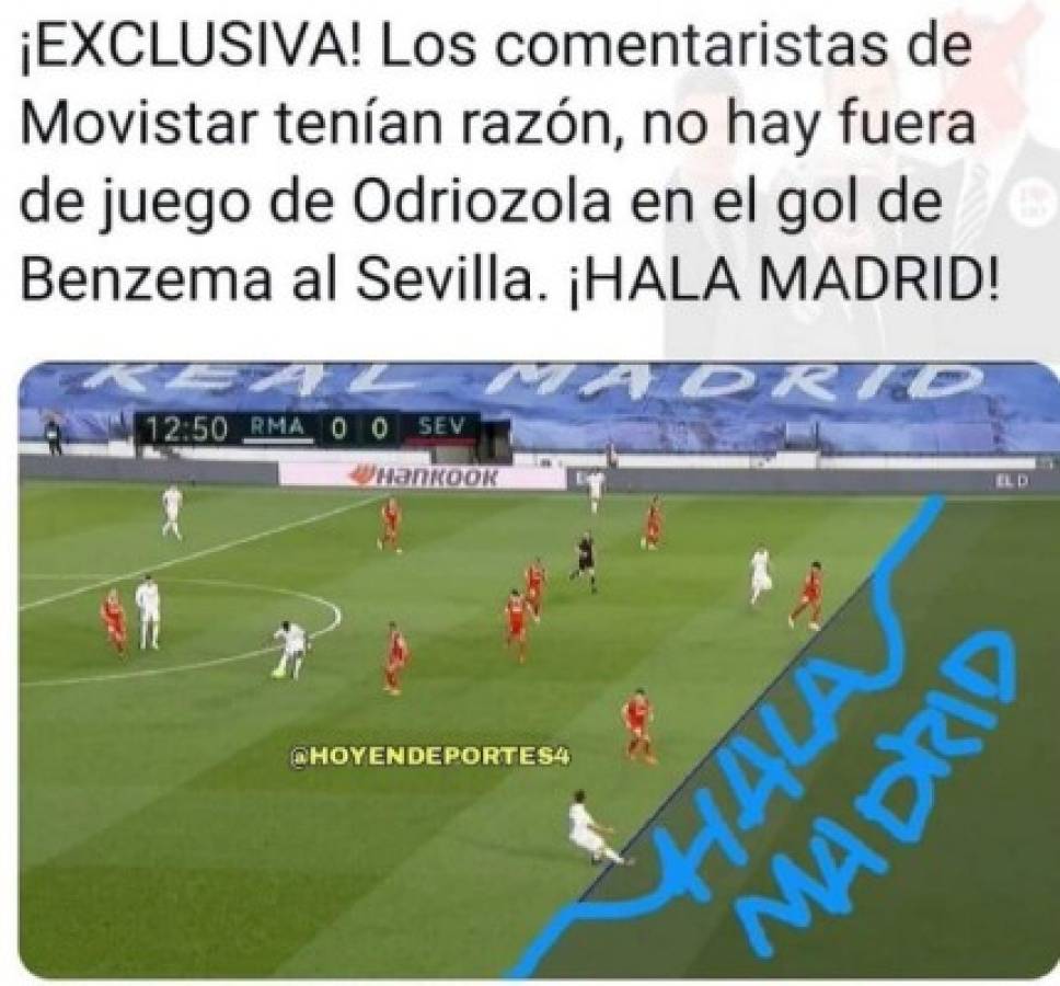 Memes: Las burlas hacen pedazos al Real Madrid tras empatar en liga española ante el Sevilla