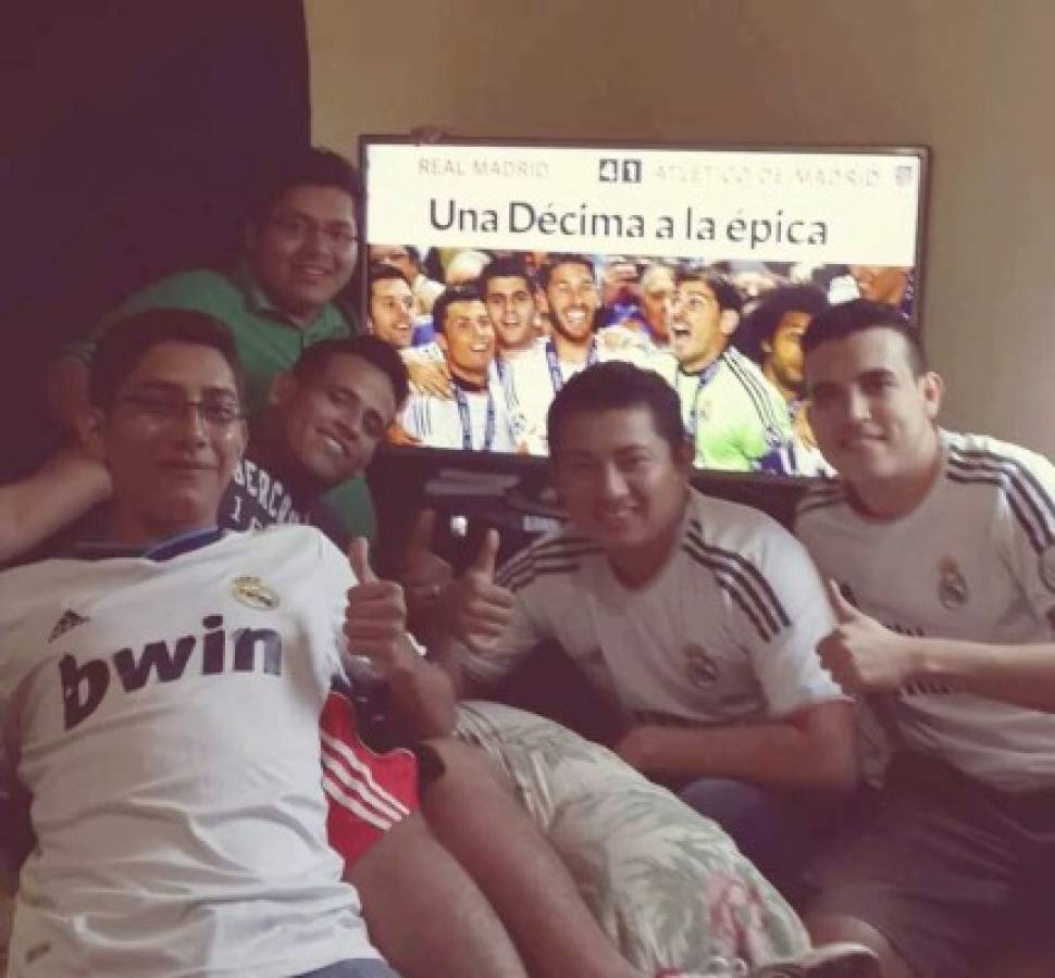 Así viven los hondureños por mundo el clasico Real Madrid vs Barcelona.