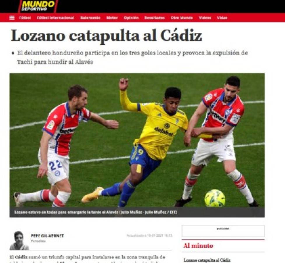 'Exhibición' y 'fulminante': Lo que dicen los medios tras el gol y las asistencias del Choco Lozano