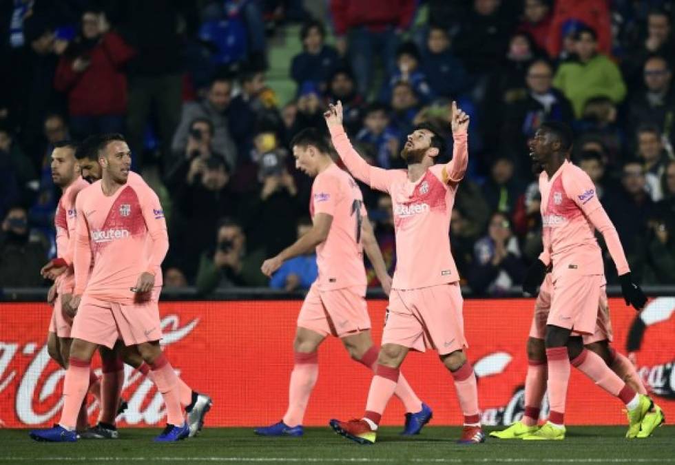 Barcelona derrota al Getafe y se aleja de sus perseguidores en La Liga