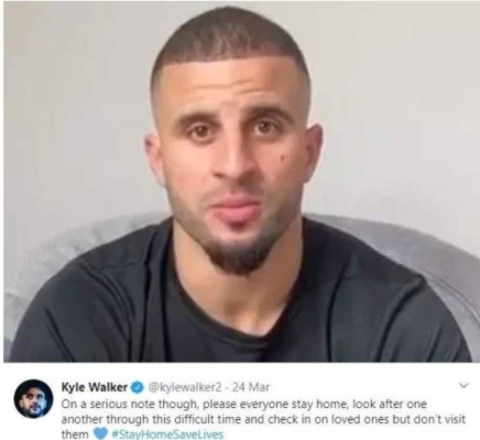 Lo delataron: La fiesta de escándalo de Kyle Walker con dos mujeres en plena cuarentena