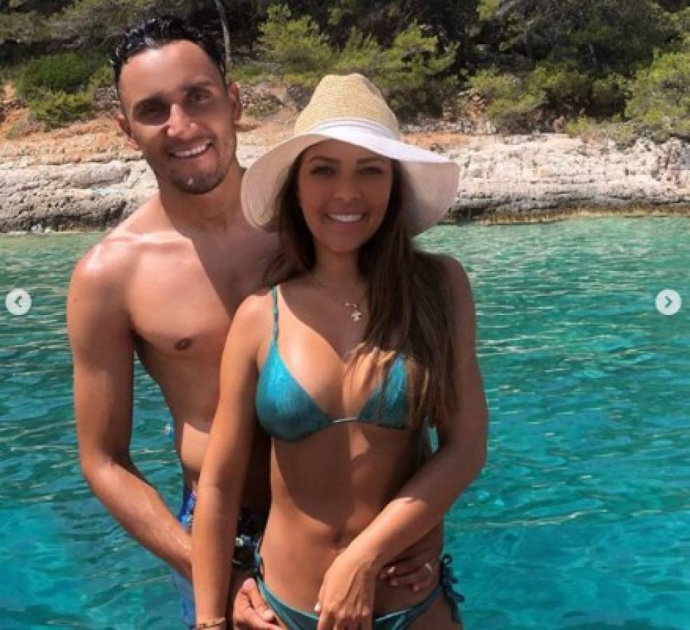 ¡Vaya vacaciones! La espectacular figura de Keylor Navas y Andrea Salas en sus días libres