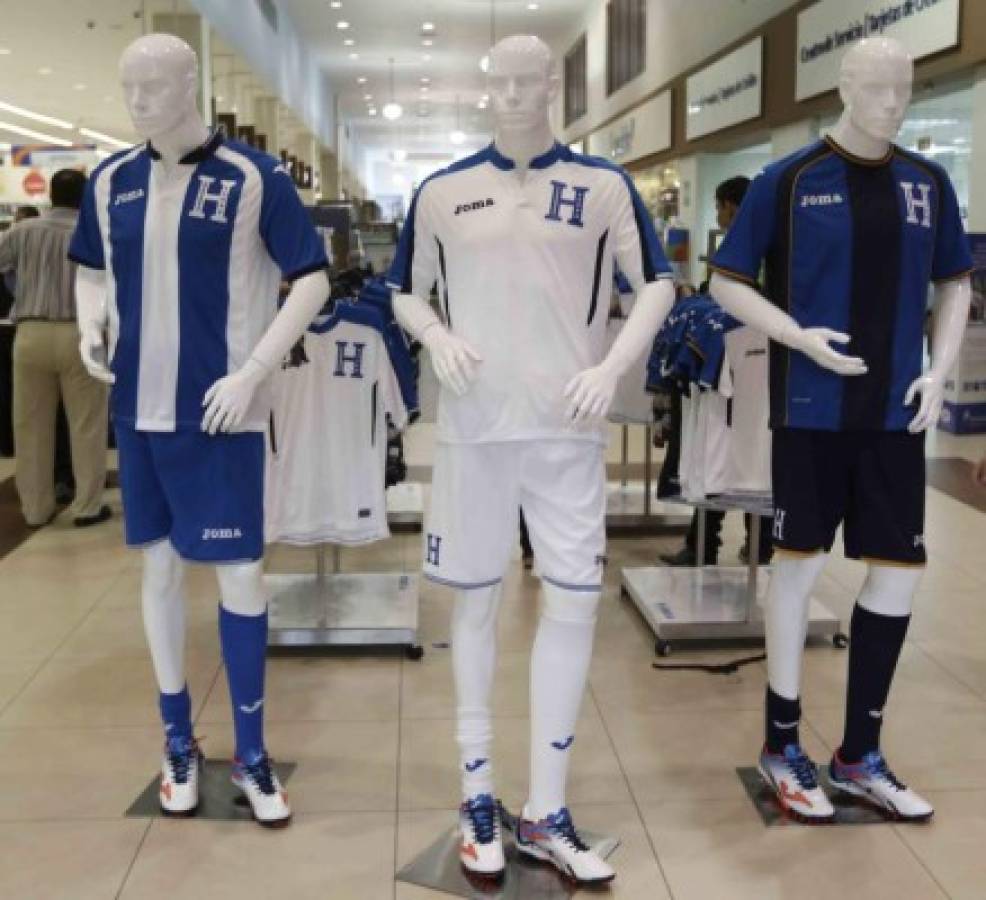 Las camisas que utilizarán las selecciones en la Copa Centroamericana