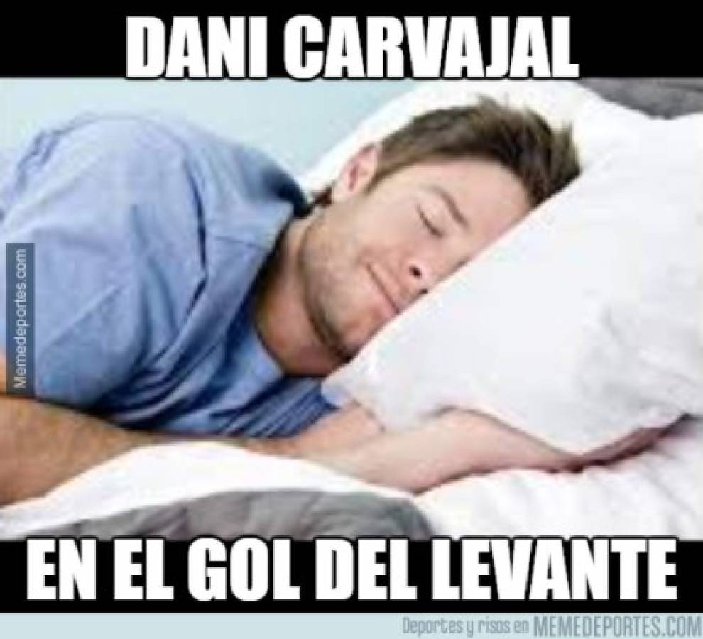 ¡NO PERDONAN! Los divertidos memes del empate del Real Madrid contra Levante