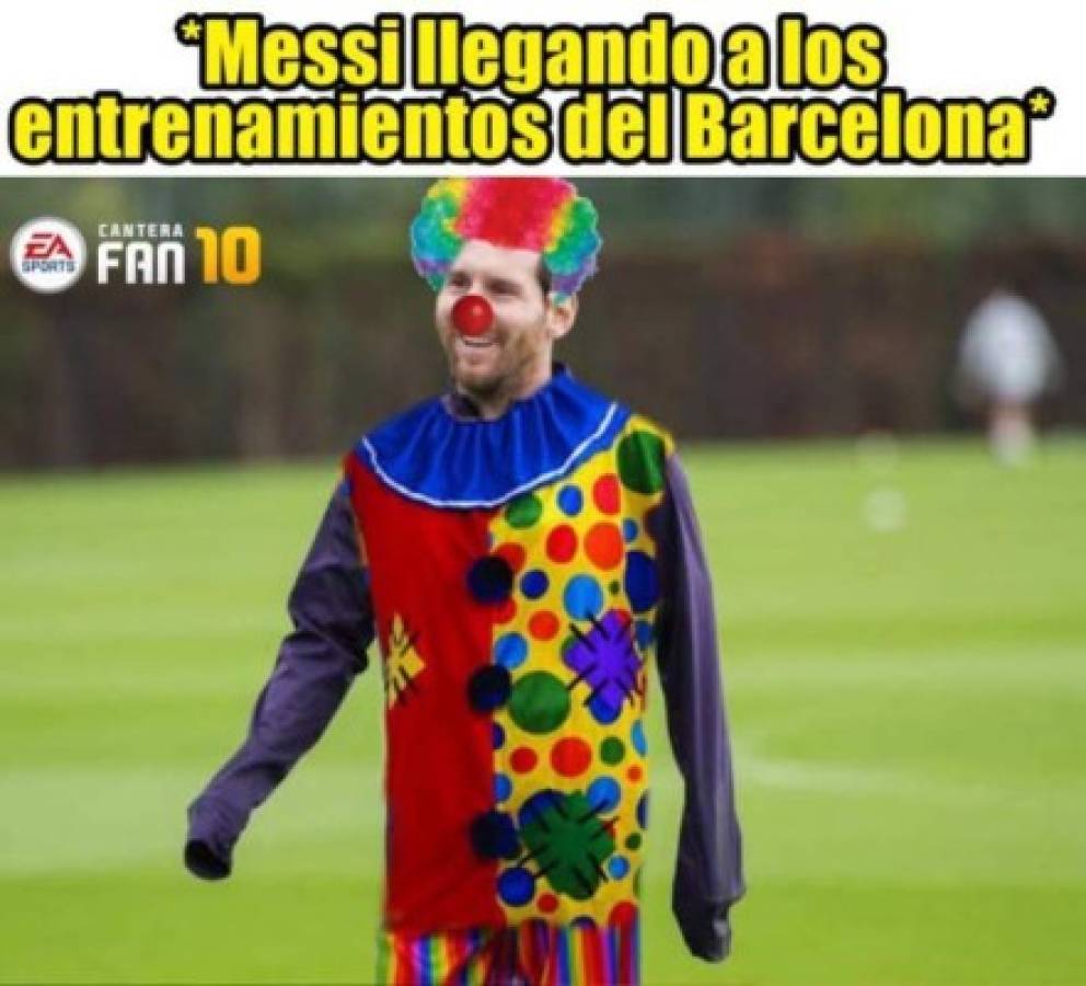 Los memes destrozan a Messi tras anunciar su decisión de quedarse en el Barcelona