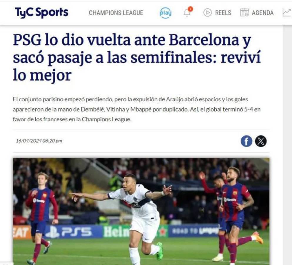 PSG y la Liga de Francia se burlan del Barcelona; el reemplazo de Xavi y crueles críticas tras eliminación de Champions