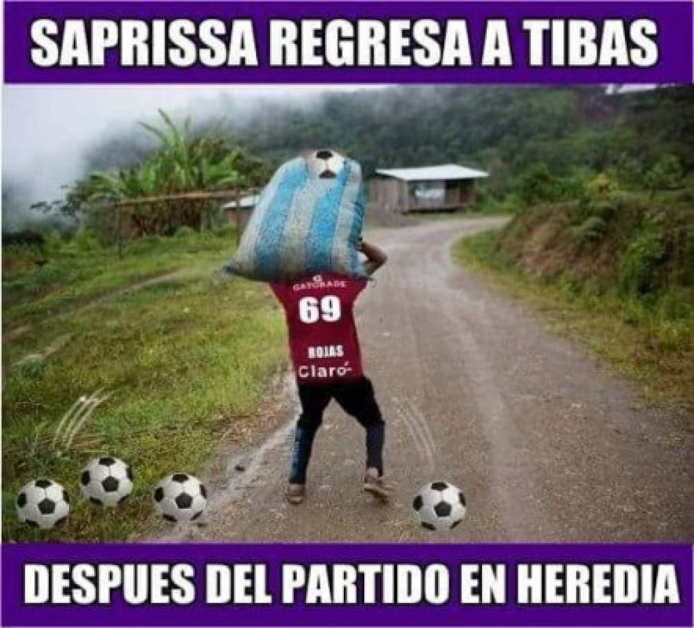 Los graciosos memes de la goleada que recibió Saprissa en la final tica