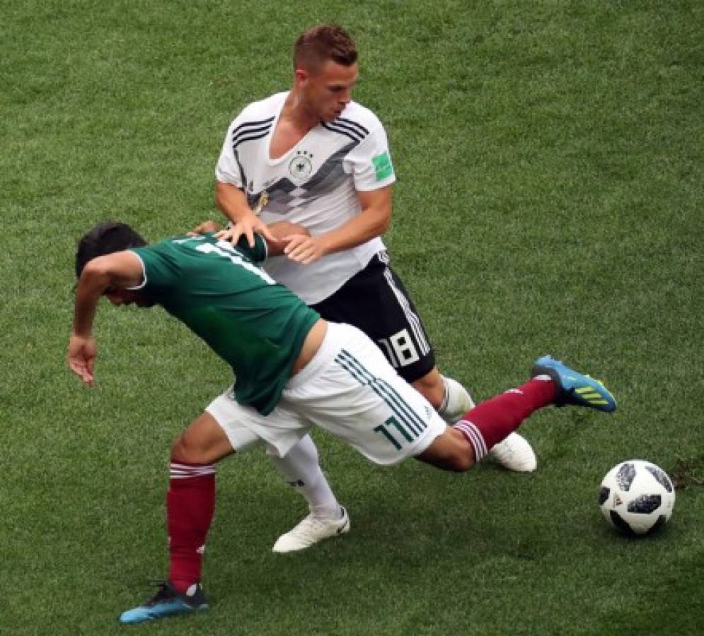 NO VISTE EN TV: El festejo de México, las caras tristes de Alemania y un crack en el estadio