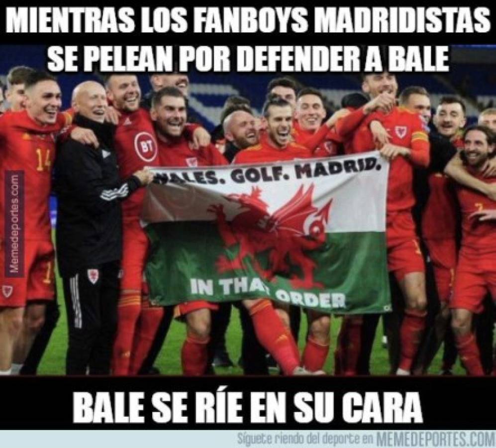 'Grada, multa, despido': Los crueles memes de la bandera de Bale al Real Madrid