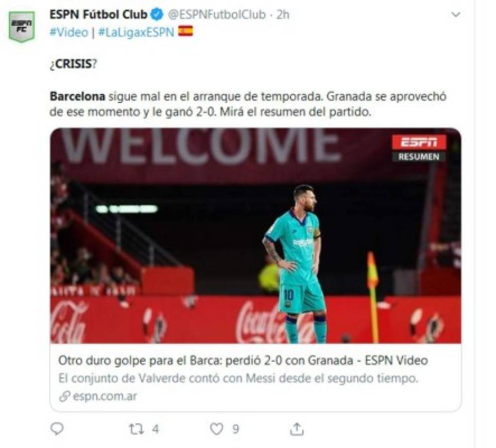 La prensa internacional destroza al FC Barcelona de Ernesto Valverde por la crisis