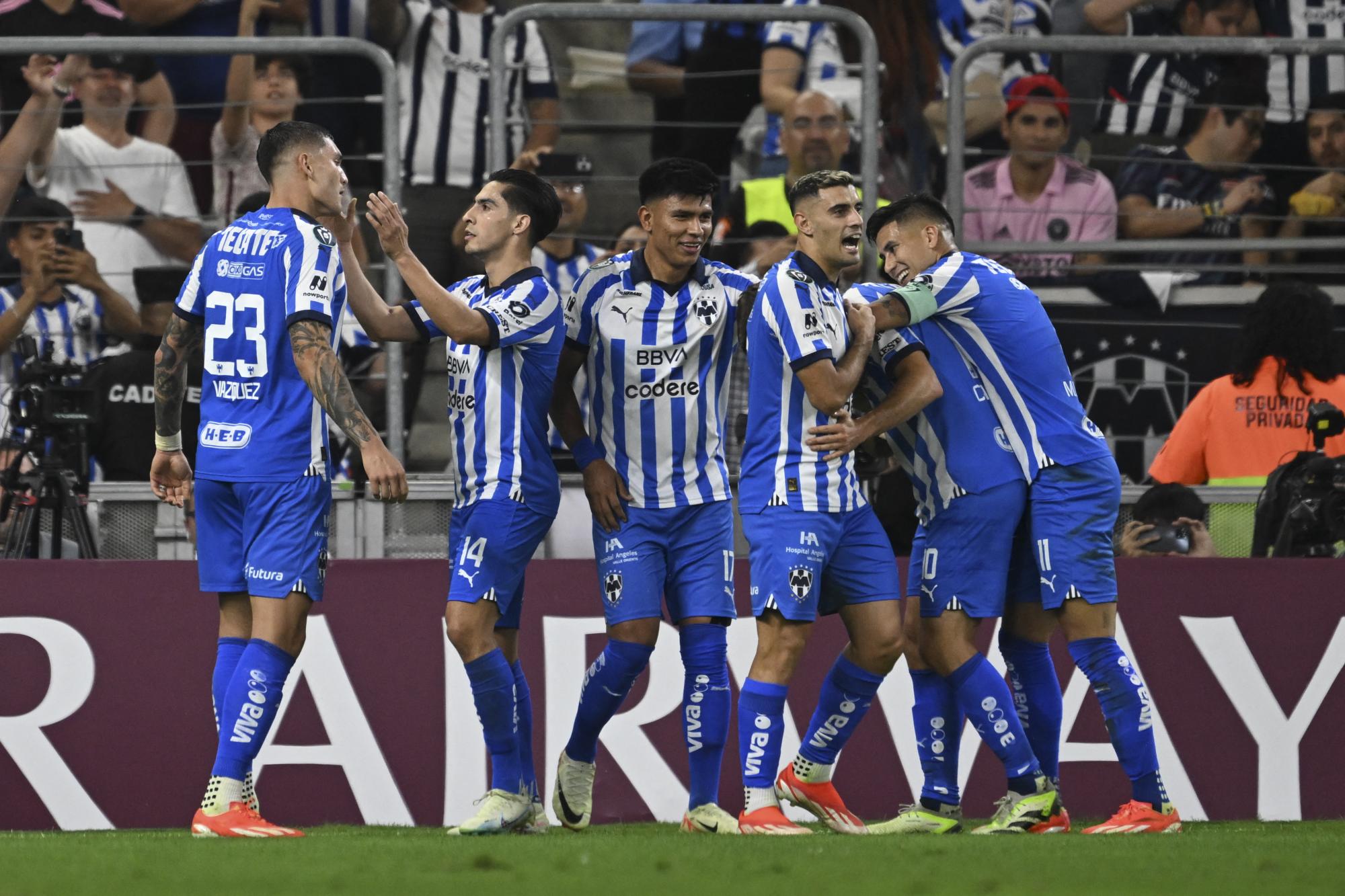 Brandon Vazquez anotó y asistió para el triunfo de Monterrey sobre Inter Miami en la Concacaf Champions Cup.