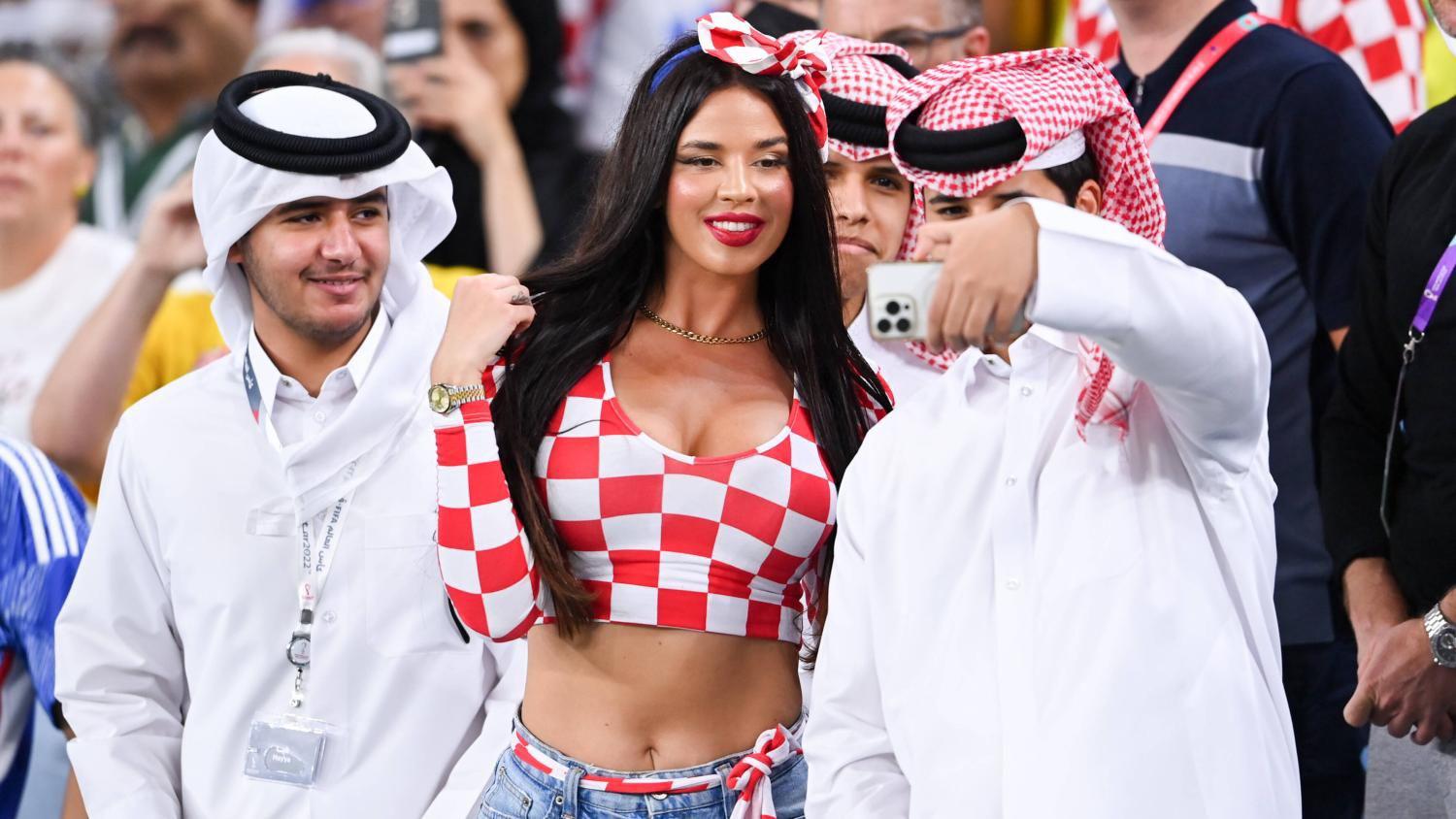 La hermosa modelo Ivana Knoll enamoró a los aficionados en el Mundial de Qatar.
