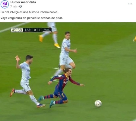 Los memes alaban a Messi, pero destrozan al Barcelona por una nueva ayuda arbitral