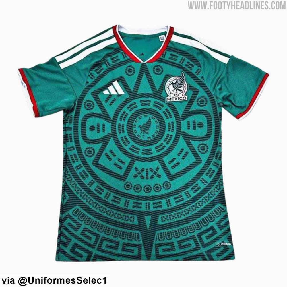 Footy Headlines se encargó de filtrar la camiseta de México para sus partidos de local en el Mundial-2026.