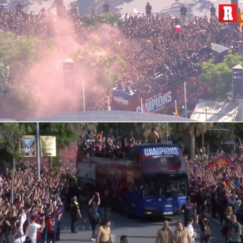 Barcelona carga contra Vinicius en su festejo de La Liga, nuevo Grealish y el gran ausente en la fiesta ¿Dedicado al Real Madrid?