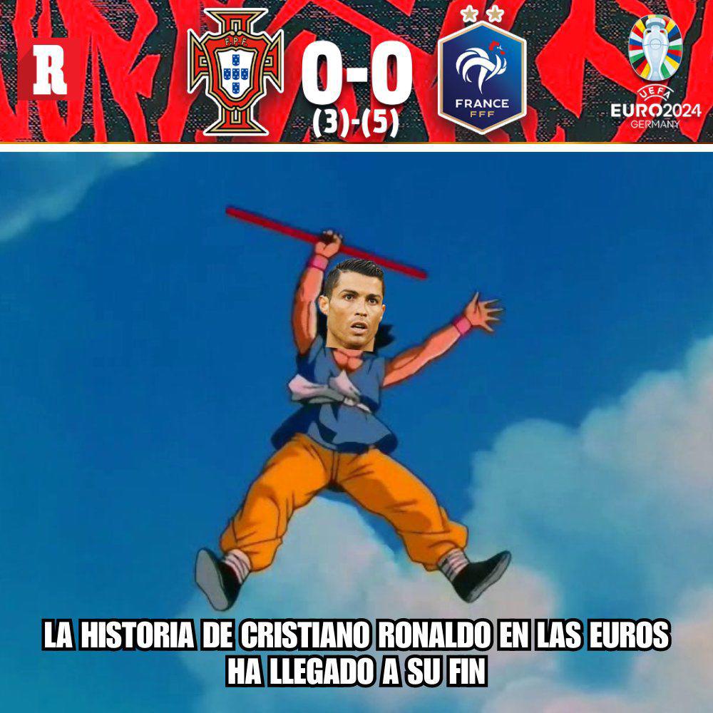 Cristiano Ronaldo queda eliminado con Portugal ante Francia y los memes no lo perdonan ¡Joao Félix es protagonista!