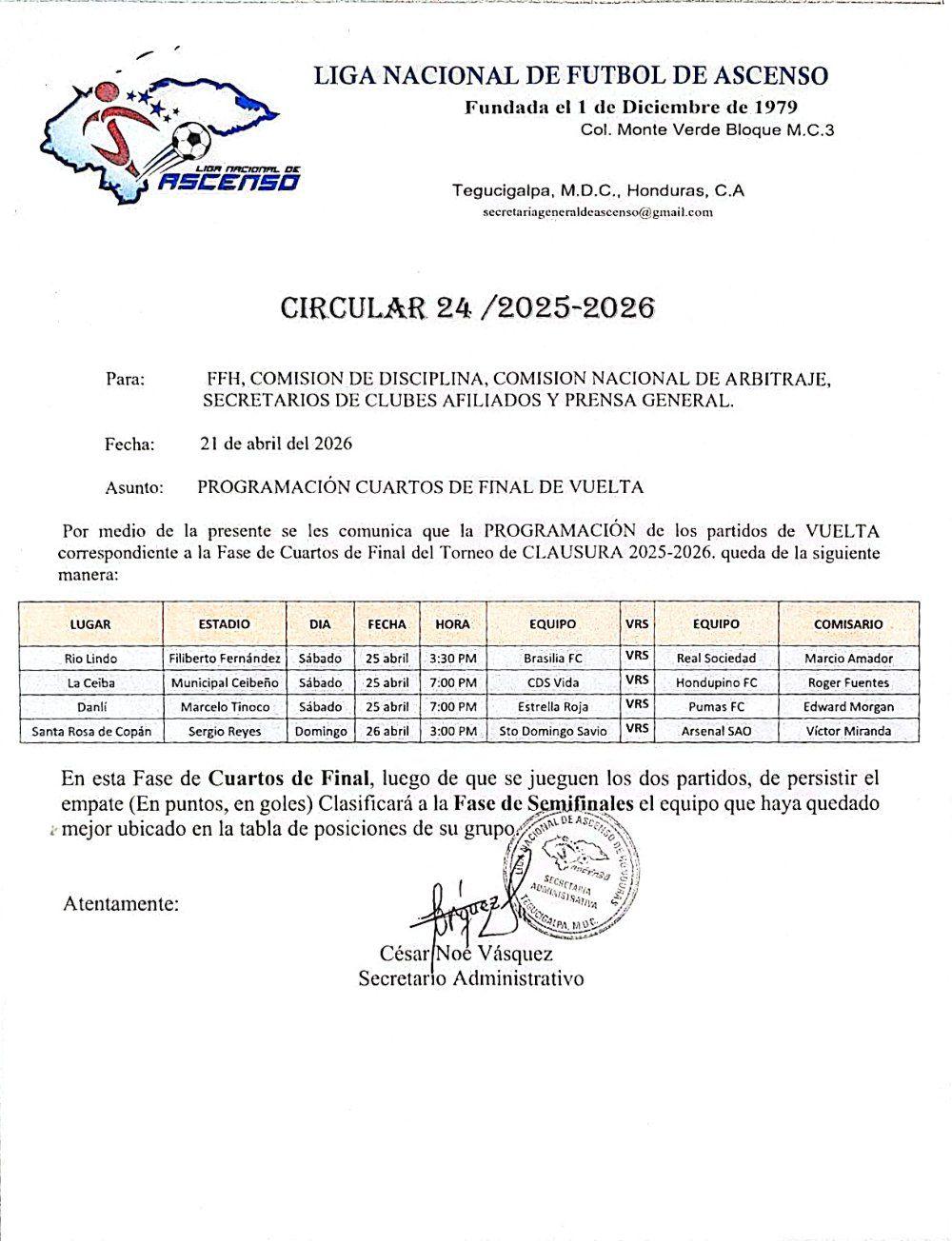 Confirmado: estos son los días y horarios de los cuatro partidos de vuelta de los cuartos de final de la Liga de Ascenso