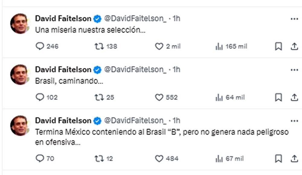 David Faitelson despotricó contra México: Así fue la reacción del prensa azteca ante la dura derrota contra Brasil