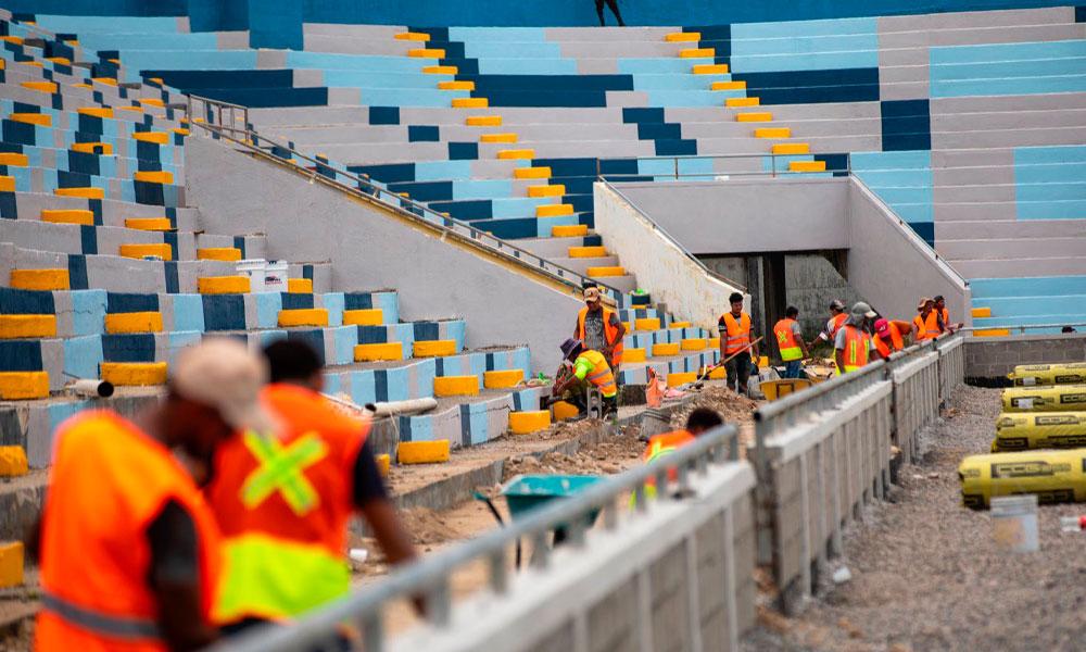 El estadio Ceibeño y su nueva cara: Las afueras, los murales, el cerco perimetral, su intimidad y las bellas butacas
