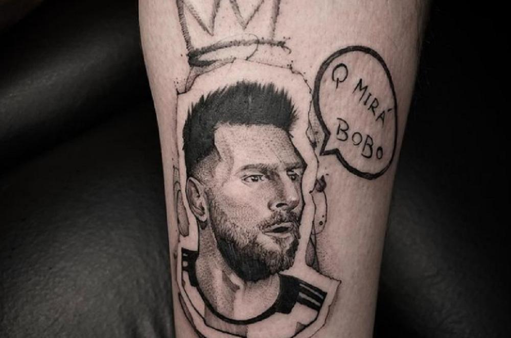 Del “¿qué mirás, bobo?” al beso de Messi a la Copa del Mundo: locura desenfrenada por los tatuajes de Argentina