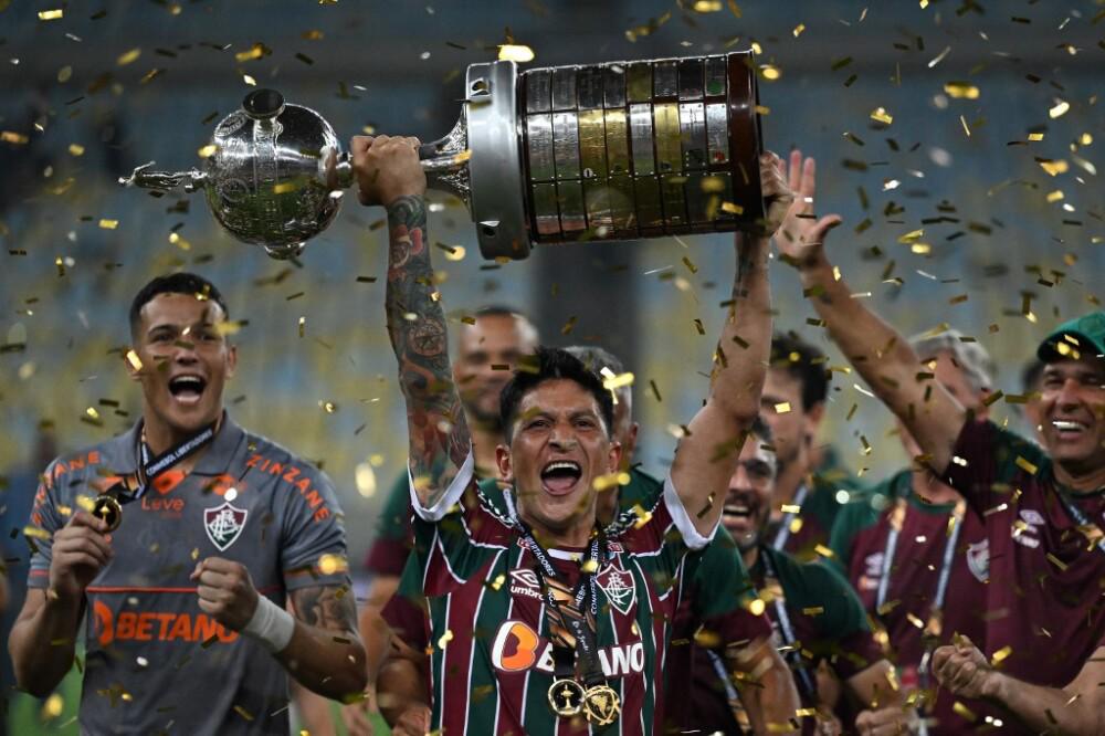 Germán Cano marcó 13 goles en la Copa Libertadores que ganó Fluminense.