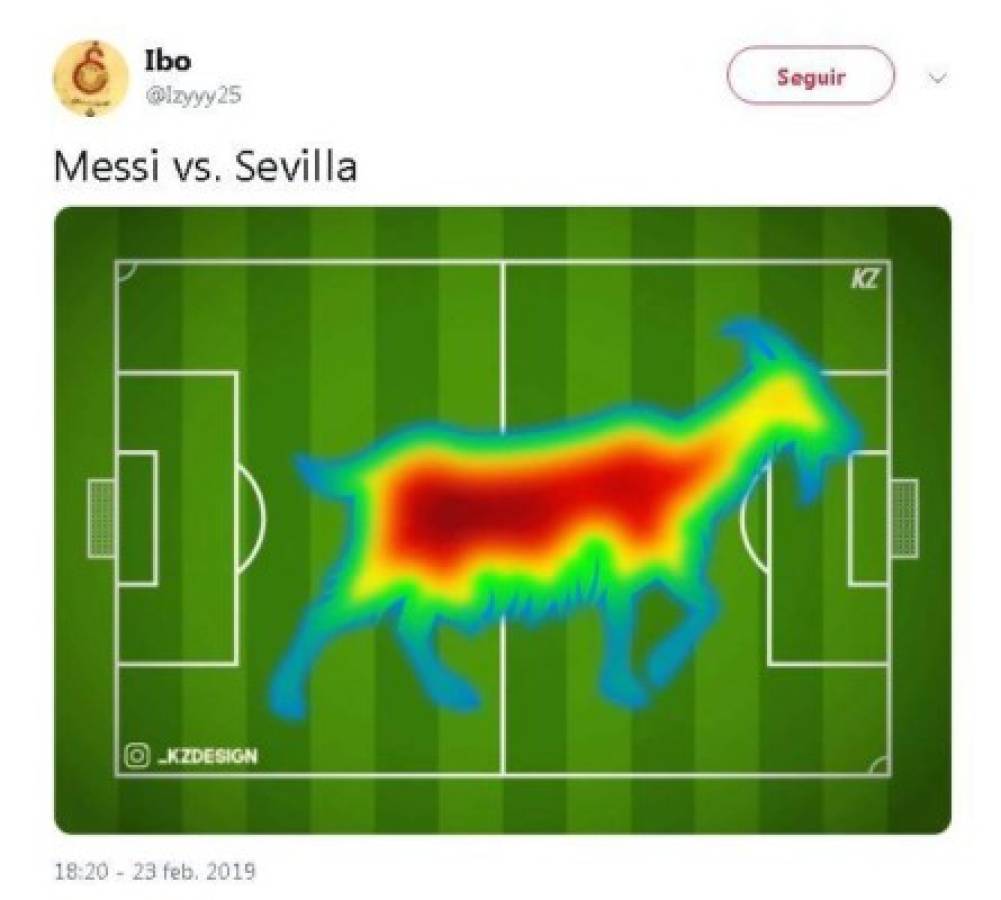 Los despiadados memes del triunfo del Barcelona ante Sevilla con Messi de protagonista