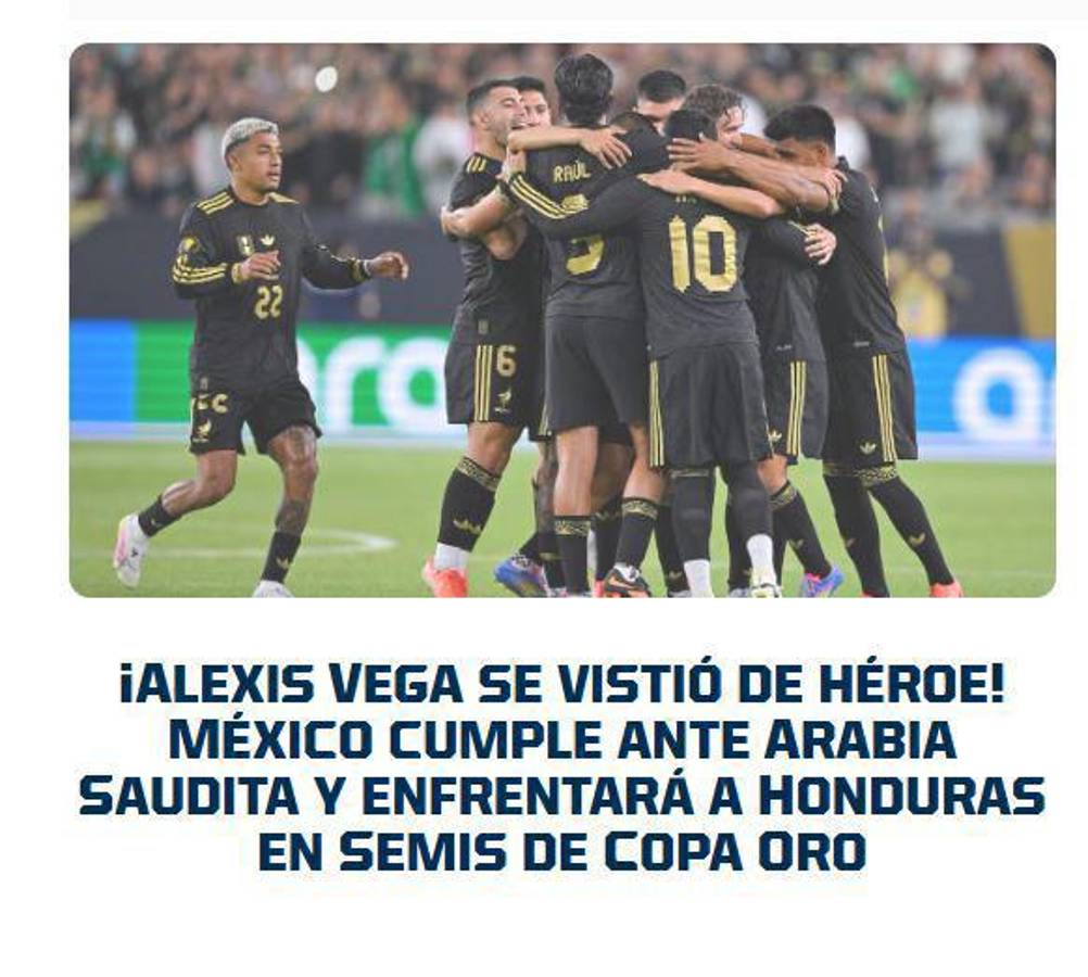 México no juega a nada, Sin convencer: Faitelson y la prensa mexicana molestos; esto dicen de la semifinal ante Honduras
