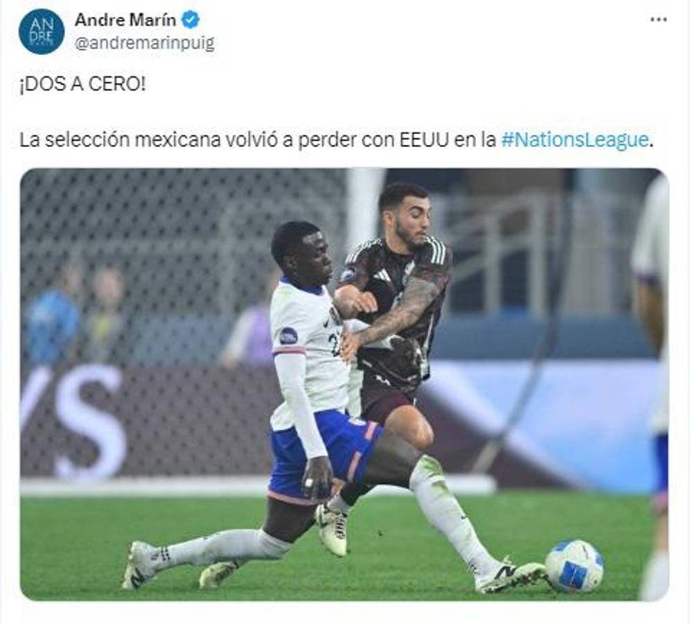 Faitelson señala los culpables: lo que dice la prensa de México luego de caer ante Estados Unidos en Liga de Naciones